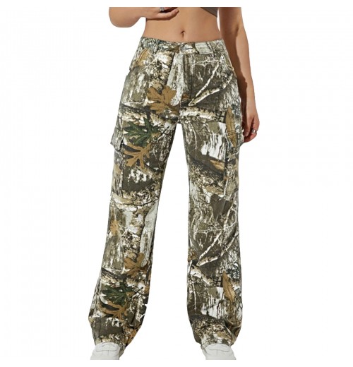 Wholesale Thick Women's Clothing Real Tree Jungle Print Women Workout Heavyweight Cotton Camo Joggers Women's Pants & Trousers Wholesale Thick Women's Clothing Real Tree Jungle Print Women Workout Heavyweight Cotton Camo Joggers Women's Pants & Trousers